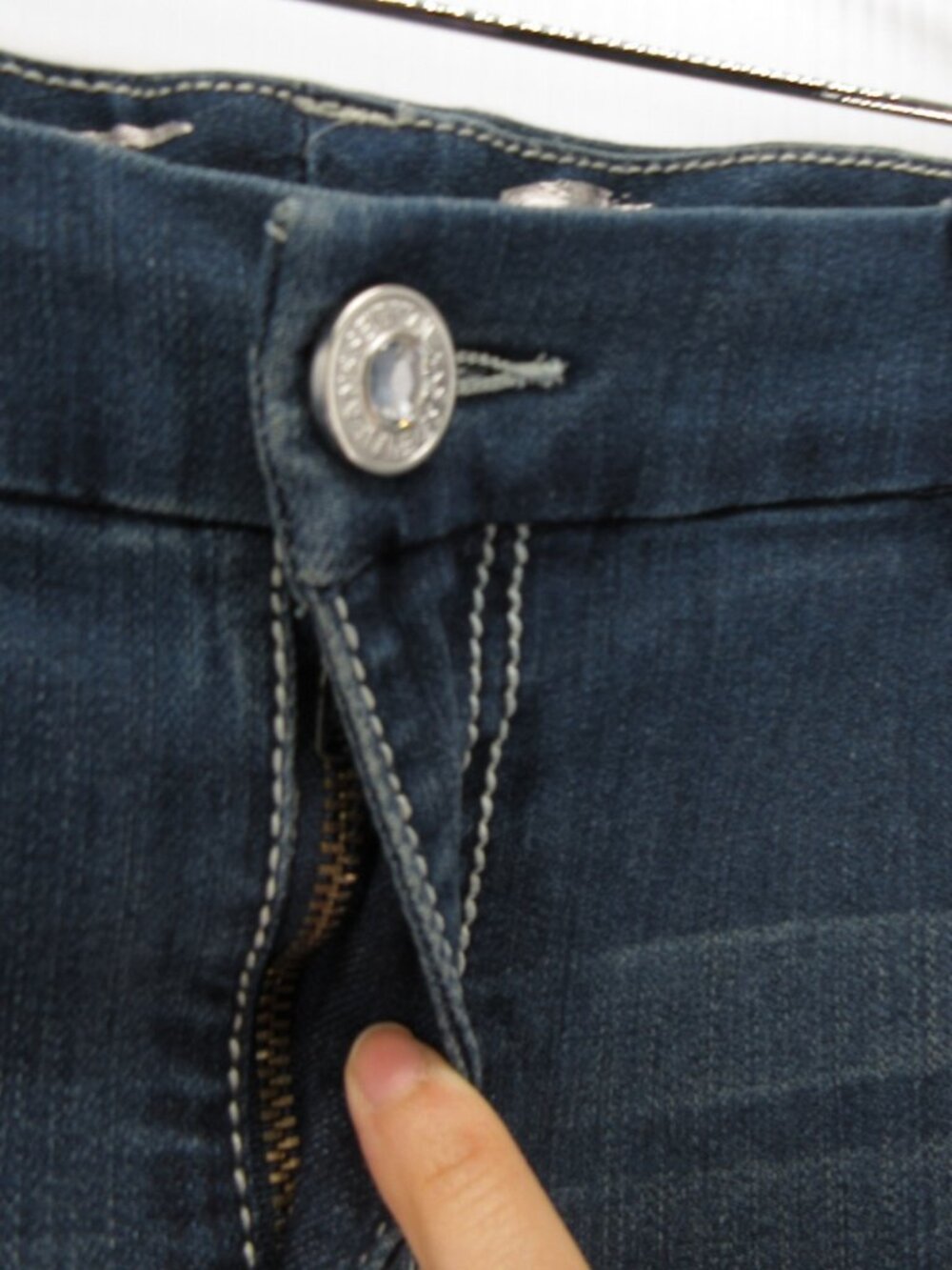 Seven7 Jeans 20 Plus Luxe Bootcut Embellished Rhinestone Denim Pants - Picture 4 of 14